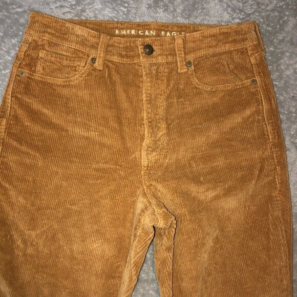 AMERICAN EAGLE Super Stretch Hi-Rise Jegging Corduroy Pants Sz 6 Short - Picture 3 of 10